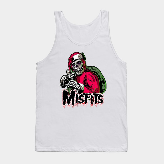 Misfits Santa Tank Top by BeeFest